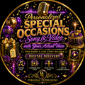 Personalized Special Occasions Song & Video with Your Actual Voice – Your Names & Love Story Included – Digital Delivery