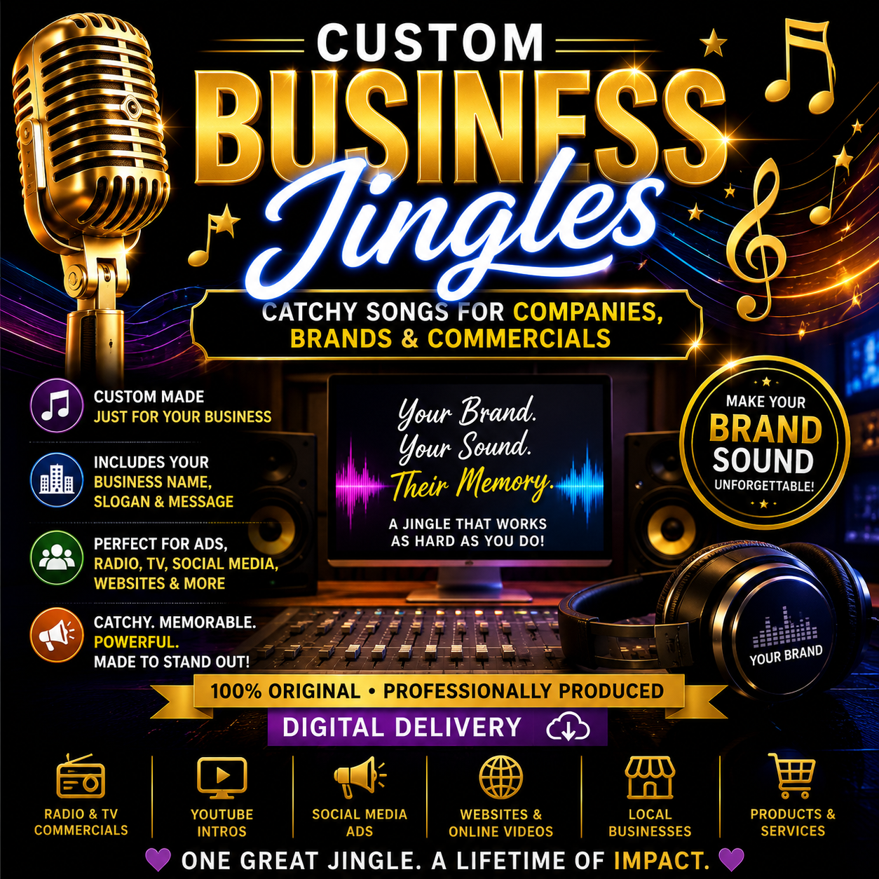 Business Jingles & Brand Theme Songs – Made Just for Your Company